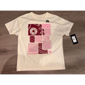 Converse Girls Oversized Boyfriend T-shirt NWT Size S 9-10 years